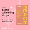 Zimba Teeth Whitening Strips Vegan Whitening Strip Enamel Safe Teeth Whitening Hydrogen Peroxide Teeth Whitener for Coffee, Wine, and Other Stains, 28