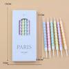 6 Pcs Surprise Birthday Colored Candles Home Decor Aesthetic Candle Wedding Centerpieces  Party Supplies Decoration Candles