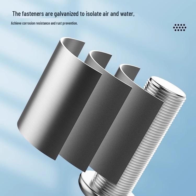 Universal Anti-theft Stainless Steel License Plate Screws and Fixing Nuts