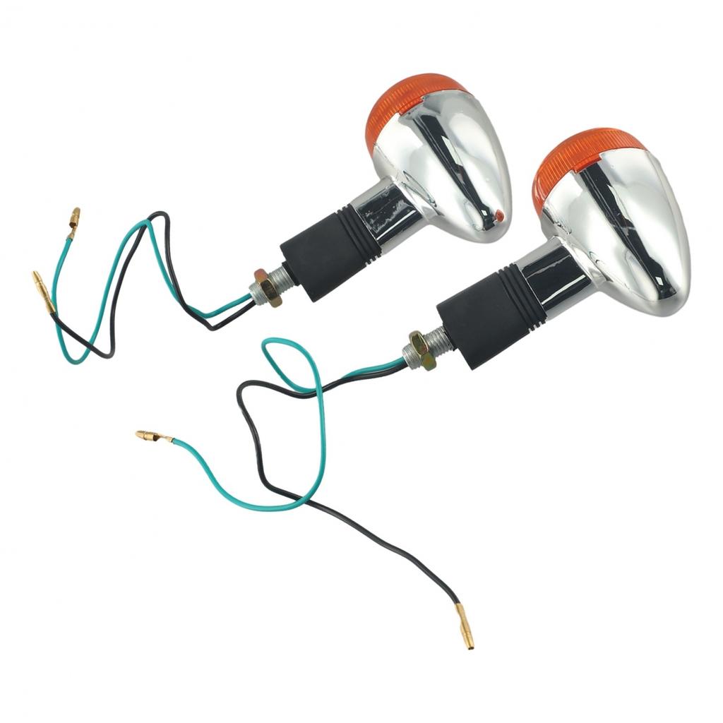 With Electroplating Turn Signal Light Blinker Easy Installation