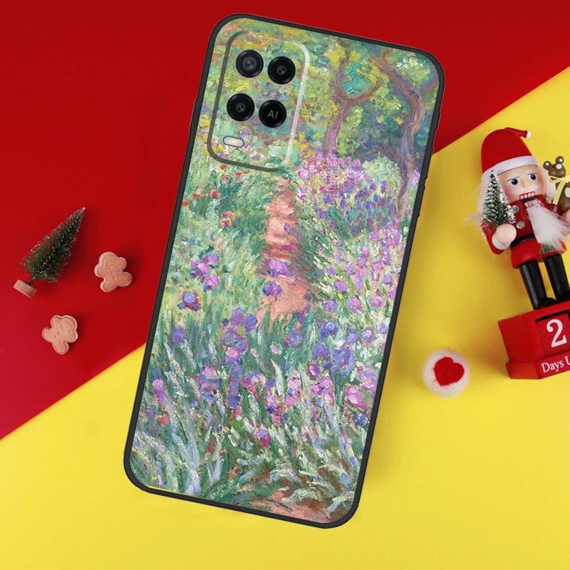 Claude Monet Cool Case For Oppo A80 A60 A40 A15 A16 A17 A57 A94 A74 A54 A76 A96 A18 A38 A58 A78 A98 A6 A5 Pro