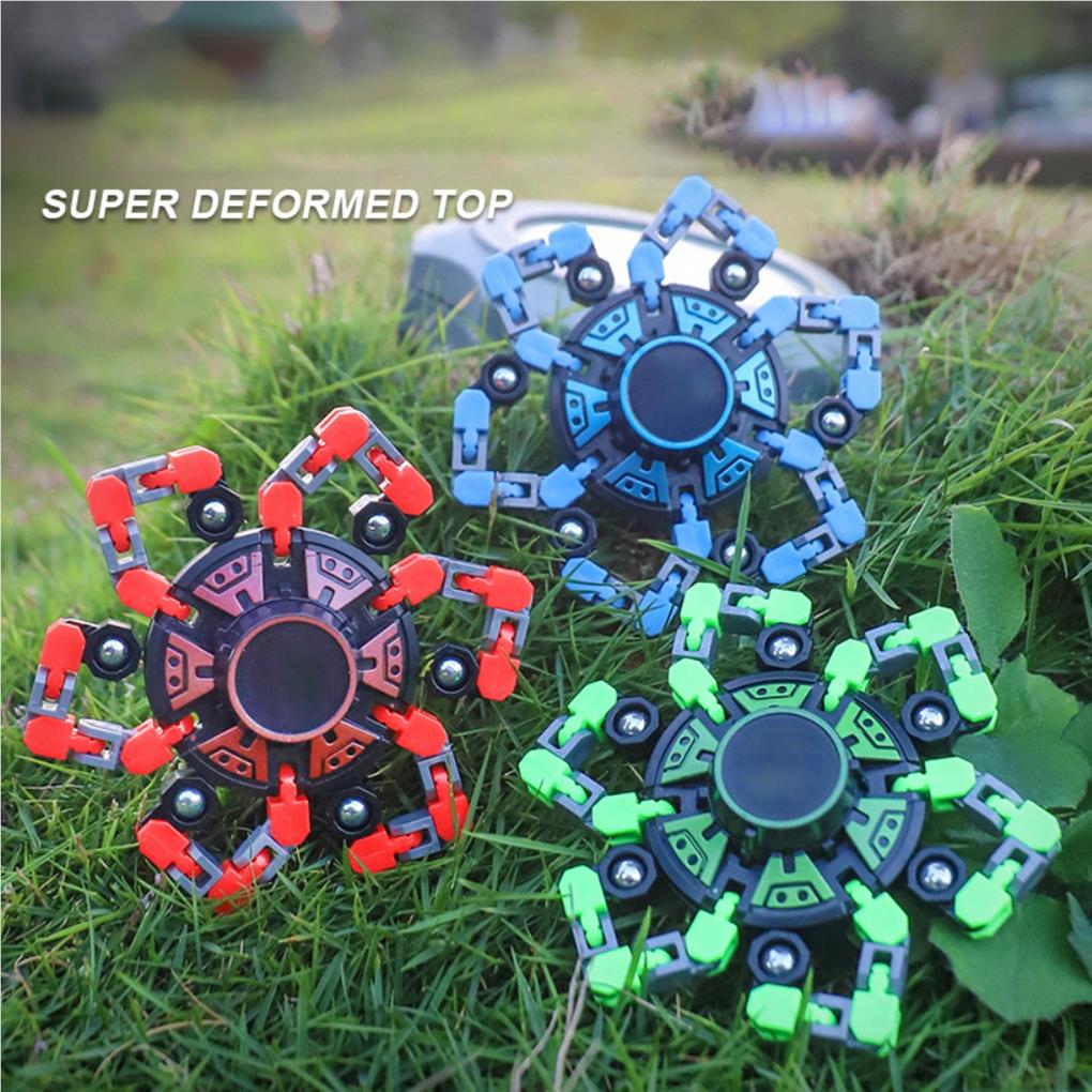 Spinning Toy Interesting Rotation Playthings Colorful Transforming Rotating Chain Toys Festival Gift Stress Relief Plaything