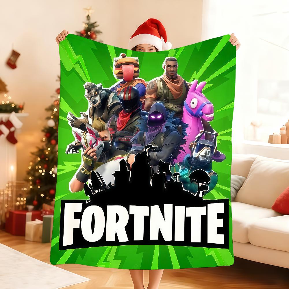 Game F-FORTNITE Blanket Soft Throw Blanket for Home Bedroom Bed Sofa Picnic Travel Office Rest Cover Blanket Gift