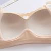 Women Heart Hollow Out Bra Breathable Gathered Bra