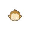 Little Monkey Woodpecker Mini Banana Shape Enamel Lapel Pin Cartoon Metal Brooch Jewelry For Women Men Hat Backpack Bags Badge P