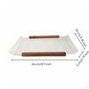 Mirror Perfume Tray Modern Geometric Design Stainless Steel Home Decor for Coffee Table,