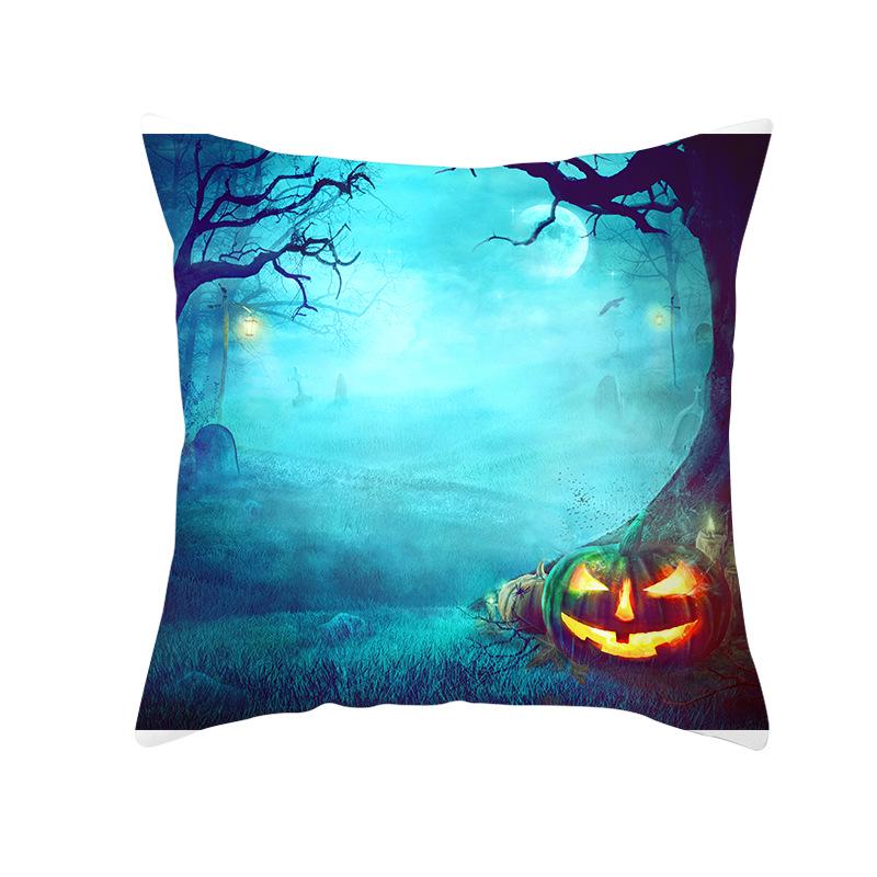 New Peach Skin Halloween Pillowcase Home Wish Home Supplies Cushion Cover Waist Pillowcase