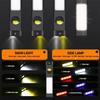 Portable LED Flat Flashlight with Strong Magnet Type-C Charger Tactical Torch with Pen Clip with 395 UV Lamp for Outdoor Camping