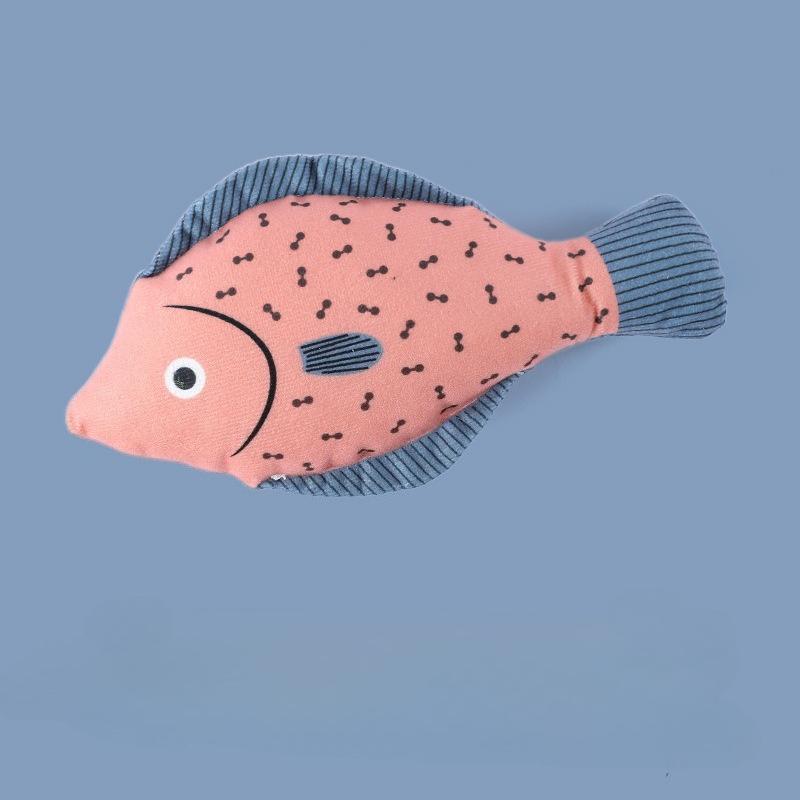 Cat Toy Training Entertainment Fish Plush Stuffed Pillow Simulation Fish Cat Toys Interactive Fish Pet Chew Toy pet products