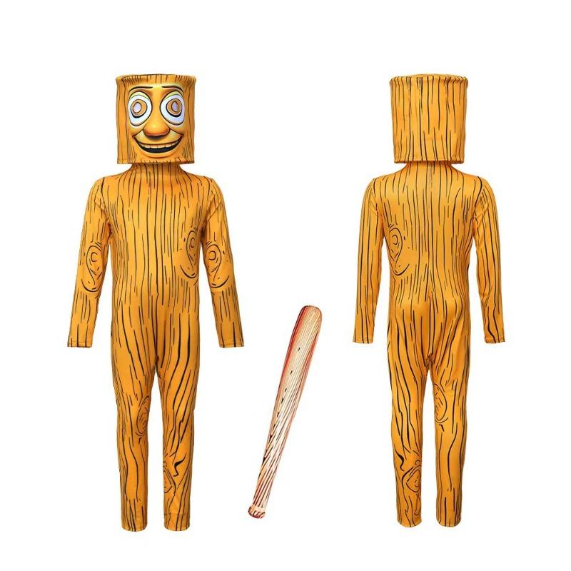 Costume Tung Shanhaijing cosplay wooden stick people cos suit solid color cosplay costume