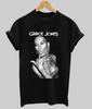 T-shirt Unisex Nera in Cotone Grace Jones Tutte le Taglie Regalo per la Famiglia T-shirt Unisex