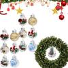 12pcs DIY Christmas Hanging Balls 6cm Merry Christmas Tree Decor  Home Xmas Decor