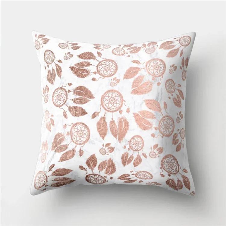 Marble Geometric Pattern Decorative Cushions Pillowcase Polyester Cushion Cover Throw Pillow Sofa Decoration Pillowcover