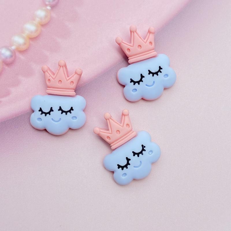 10/20Pcs Kawaii Mini Mixed Rainbow/meteor/Cloud Flat back Cabochons Scrapbooking DIY Jewelry Craft Decoration Accessories F09