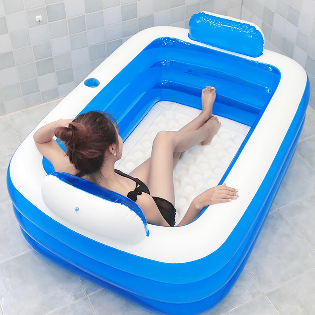 Thick 3 Layer Double Bathtub Easy To Carry And Storage Suitable For Traveling