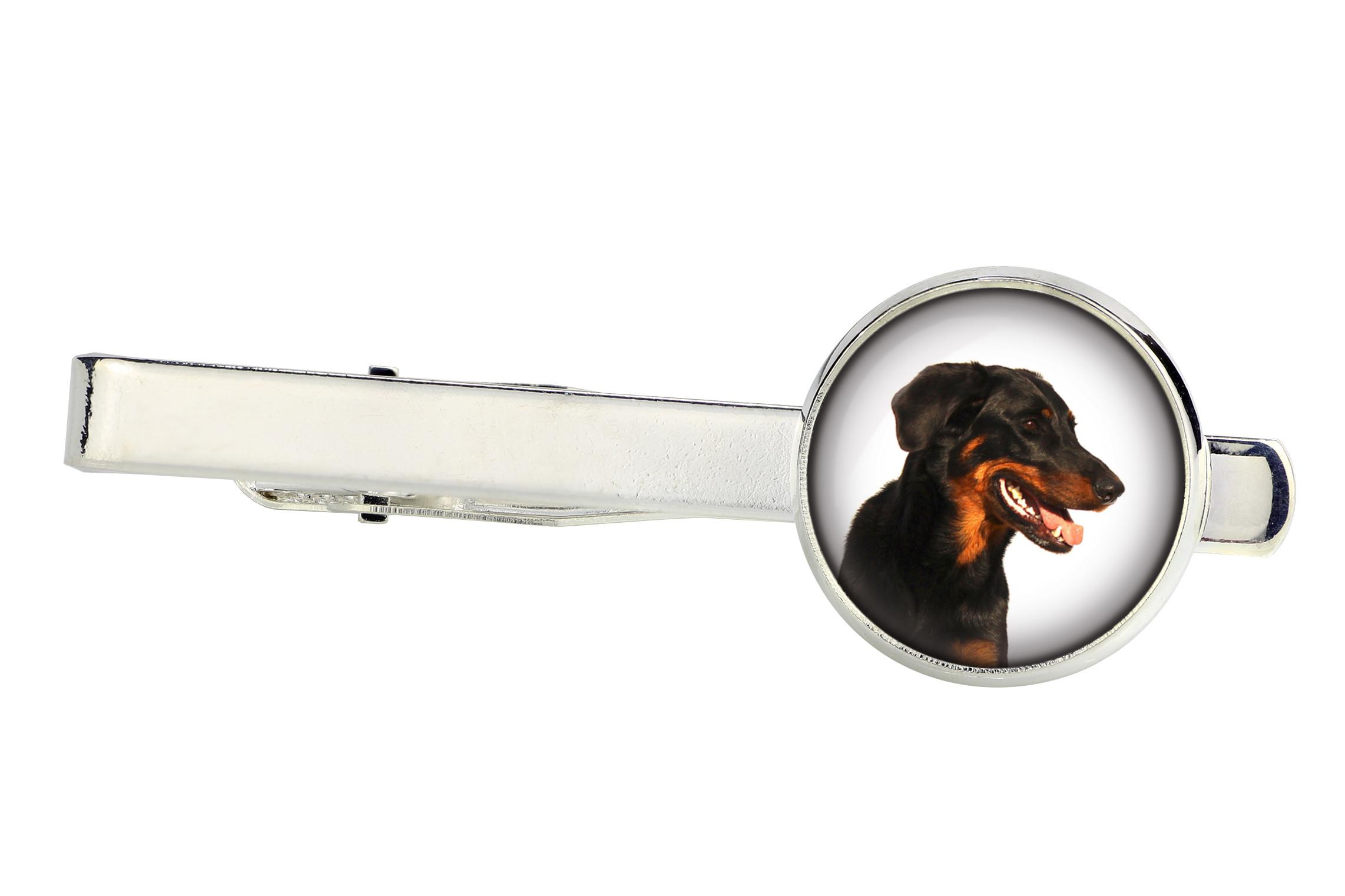 

Berger de Beauce, Beauceron, Beauce Sheep Dog - tie clip, ornament, jewelry for an evening outfit by Art-Dog срібний