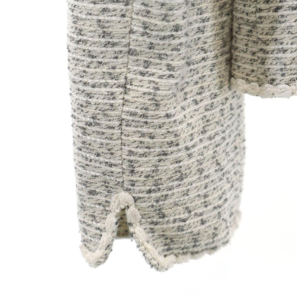 TO BE CHIC made in Japan Tweed jacket Setup 42 white Women Used