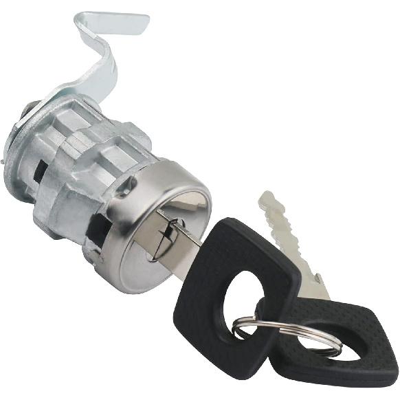 Lock Cylinder & Keys 709231 25775278 For Locking Tailgate Handle Latch Compatible With 2007-2014 Chevrolet Chevy Silverado GMC Sierra 1500 2500 3500