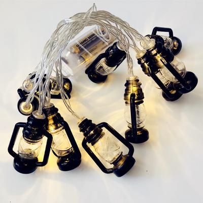 פנס נפט 1.65M 10 LED מחרוזת אורות פיות זר מנורת לחג המולד חתונה קישוט הבית