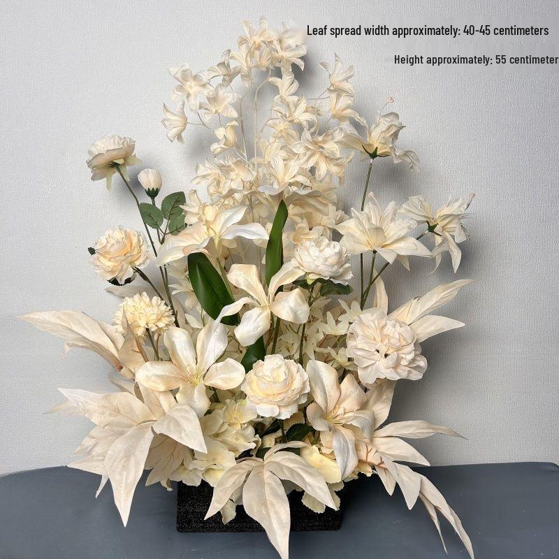 Silk Eucalyptus Wedding Table Runner: Floral Arrangement & Engagement Decor