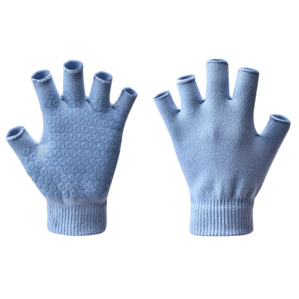 Non-slip Pilates Gloves Half-finger Open-fingered Gloves Quality Fitness Gloves  Women