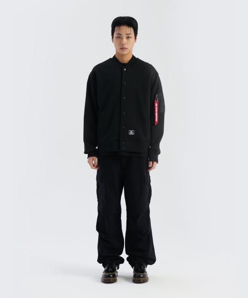 Alpha Industries Ma-1 Fleece Jacket Black