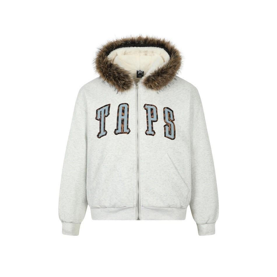 TaelePlus Unisex Embroidered Loose-Fit Hoodie Jacket TP361