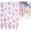 Floral Nail Art Stickers Self-adhesive Spring Summer Flower Pattern Women Manicure Decoration Decals Home Salon DIY Nail Supplies