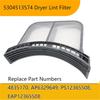 Dryer Care Tool Reusable Filter Net Dryer Lint Filter Dryer Accessory Filter Mesh Plastic Texture for Various Dryer