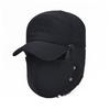 Pánská zimní bomber čepice Bavlněná čepice s ochranou uší Čepice tlustá zateplená čepice s rukávem čepice Skullies Beanies Ski Slouchy čepice