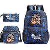 School Season Theumbrellaacademy School Bag 3-Piece Pencil Case + Shoulder Bag + Backpack