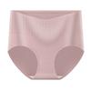 Women's New Spring and Autumn Jacquard Cotton High Waist Without Trace of Abdominal Antibacterial Underwear