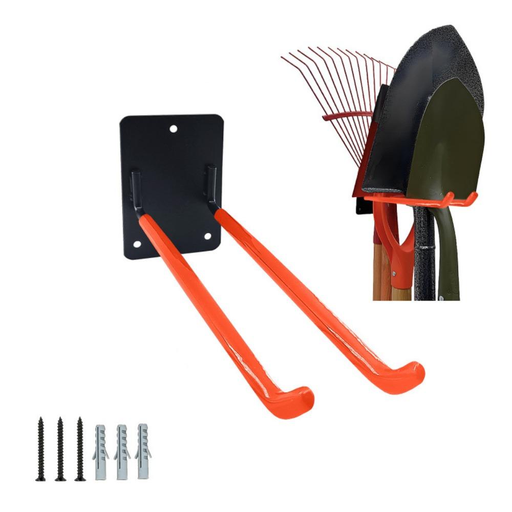 

Large Capacity Garage Storage Hook Wall Hook Yard Tool Rack For Shovels, Rakes, and Spades
