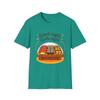 Unisex Softstyle T-Shirt Sushi Christmas Table Fairy Lights Holiday Graphic Tee