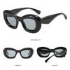 Y2K Luxury Designer Balloon Cat Eye Sunglasses Trendy Pink Punk UV400 Vintage Candy Color Shades for Women Men