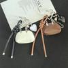 Miu-Style Mini Leather Keychain Bag Pendant