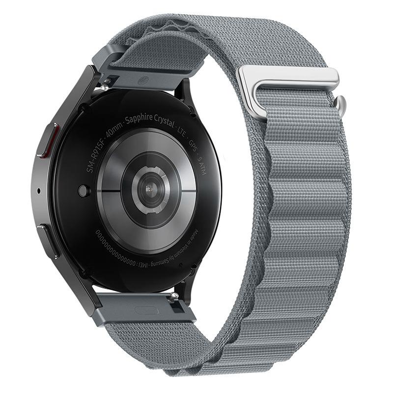 20mm 22mm Nylon Alpine Loop Strap For Samsung Watch 7 6 5 4/Huawei Watch 5/4/3/GT5-4-3 Pro Wristband Amazfit Active 2/Bip 6 Band