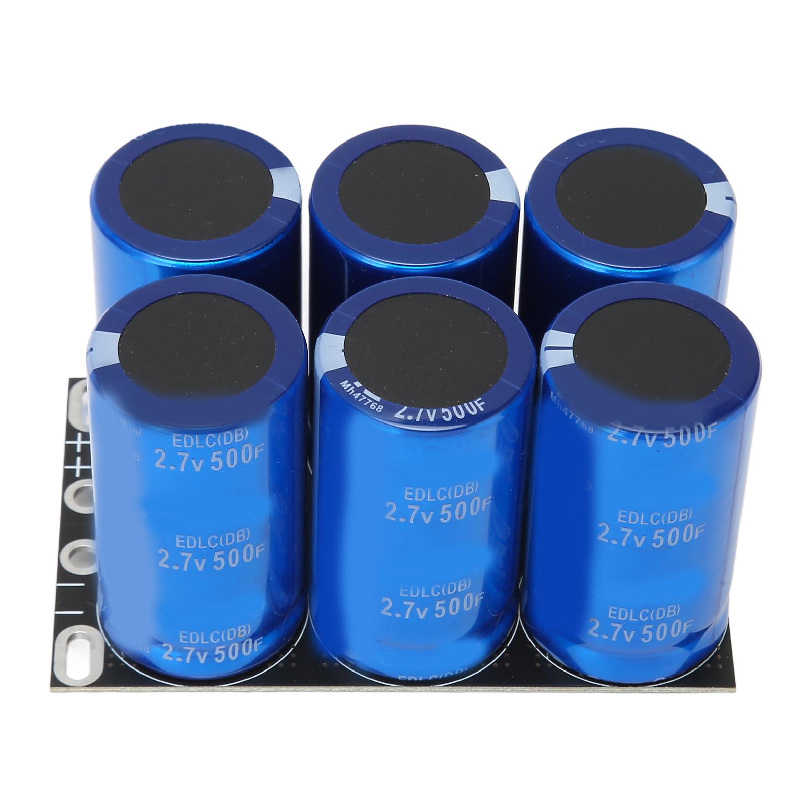 

16V 83F Загальний конденсатор Високий струм розряду 6Pcs 2.7V 500F Автомобільний випрямляч Фарад Конденсатор