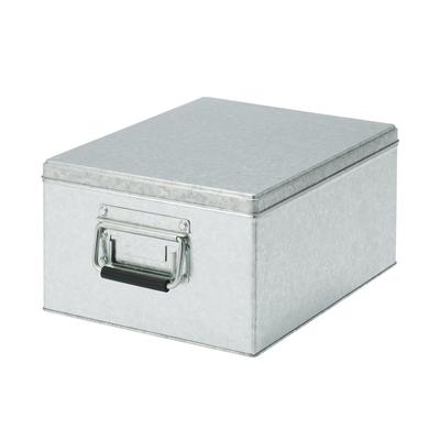 Large Galvanized Iron 16cm Clothing Storage Box Box, Tall, KGG24A1S, Case,