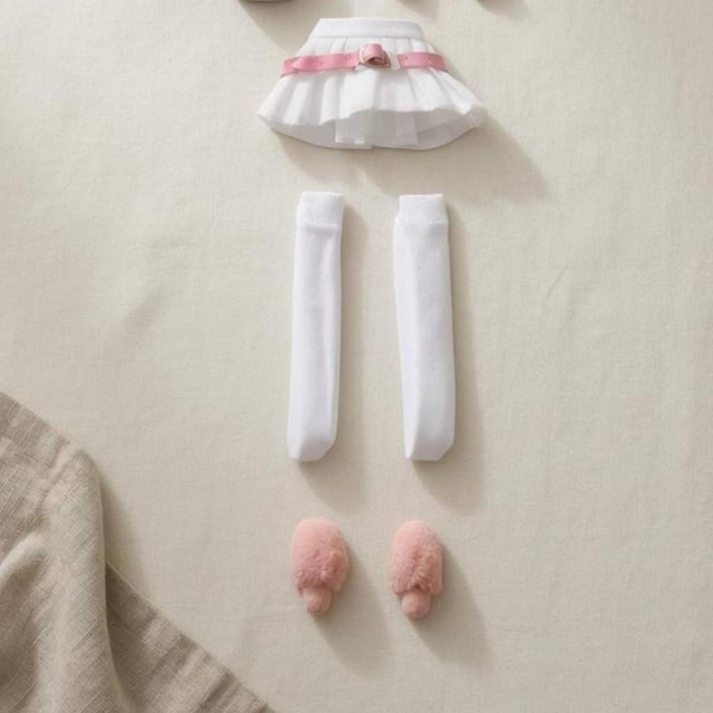 1/12 Scale Doll Outfit Fuzzy 6 Inch Clothes offShoulder
