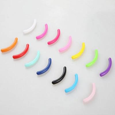 Colored Eyelashes Curler Replace Rubber 10pcs/set Black White Pink Elastic Eyelash Curler Replacement Rubber Strips Accessories