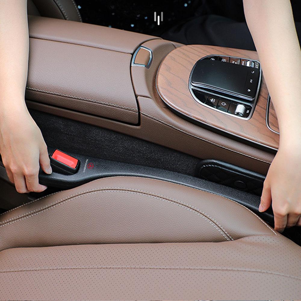 2Pcs Car Seat Gap Filler TPU Auto Seat Gap Anti-leak Stopper Strips For Mercedes Benz AMG A B C E R G Class GLK CLA GLB GLC GLA ZG2