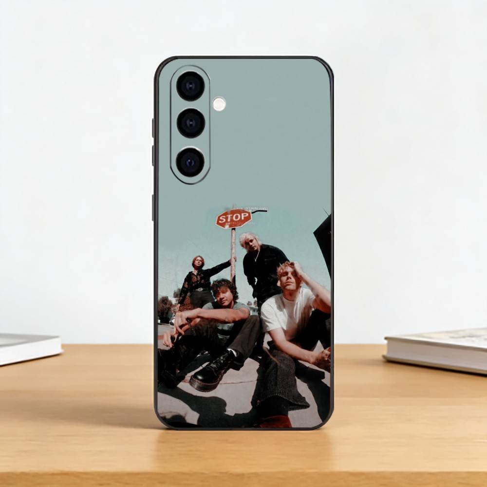 5 Seconds Of Summers 5SOS Phone Case For Samsung Galaxy A73,A72,A71,A70,A53,A52,A51,Others Soft Black Cover