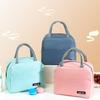 Insulated Lunch Box Thermal Bag Portable Hand Carry Bento Picnic Storage Bag Leakproof Thick Aluminium Foil Lining With Zipper