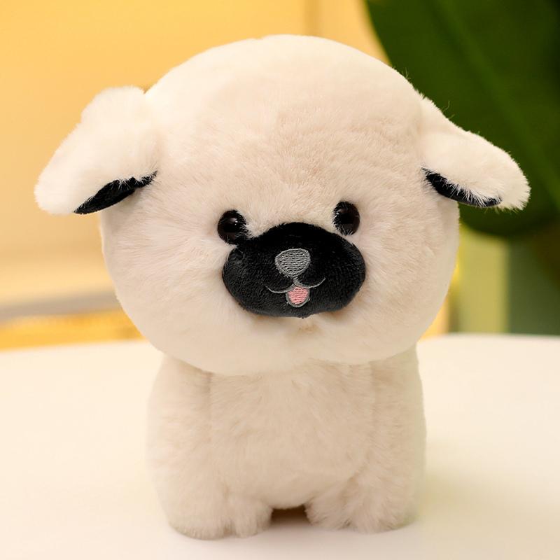 Simulation Fluffy Dog Stuffed Toy Lifelike Puppy Model Real life Husky Bichon frise German Shepherd Chow Chow Plush Doll Gifts