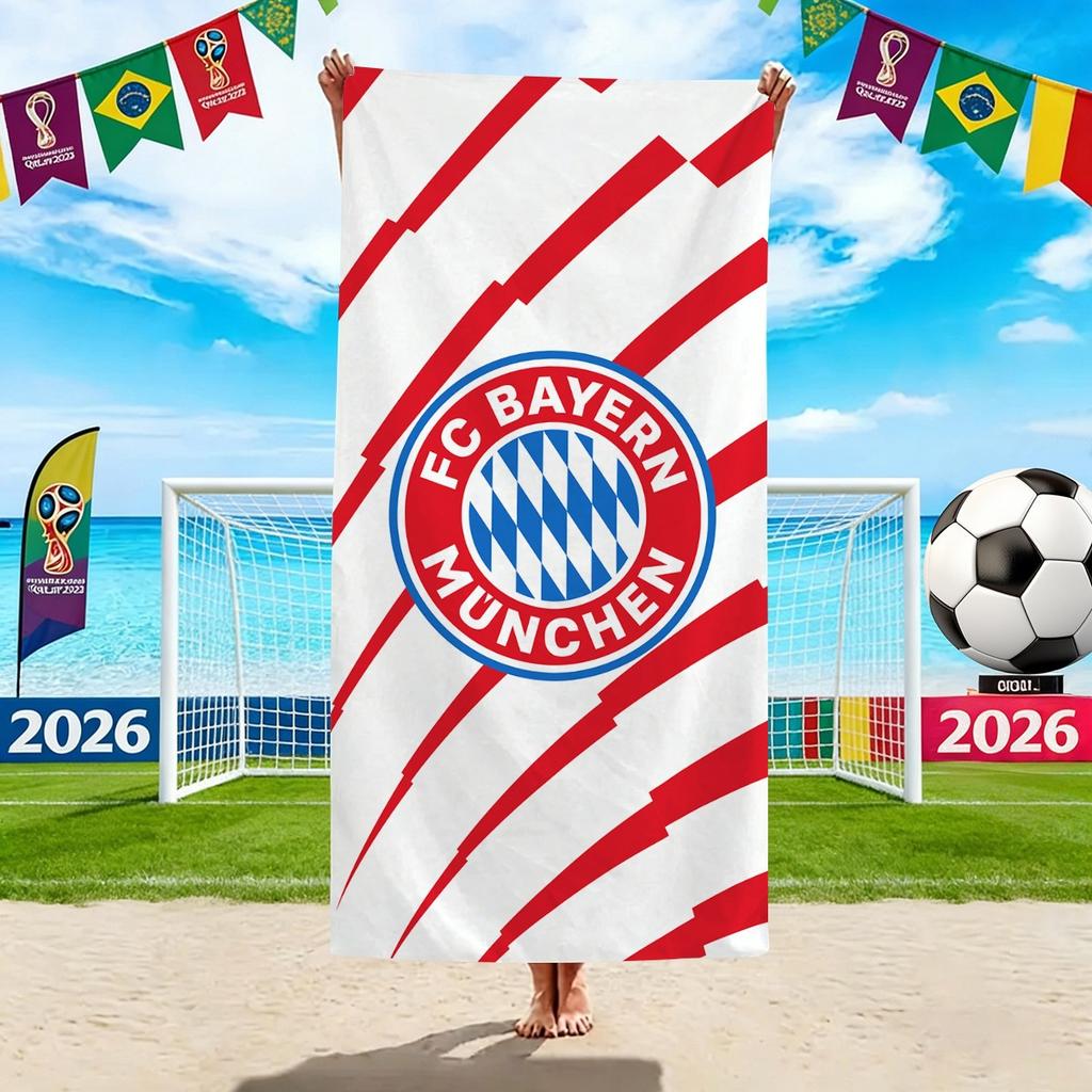 World Cup Beach Towels, Us-Canada-Mexico Football Team Microfiber Quick-Drying Absorbent Bath Towels, Sports Towels