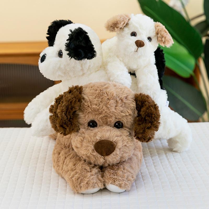 New Product Dog Plush Toy Cute Puppy Doll Bed Sleeping Pillow Children's New Year's Gift