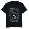 NEW LIMITED Tempus Fugit Memento Mori Skull Crow Bird T-Shirt