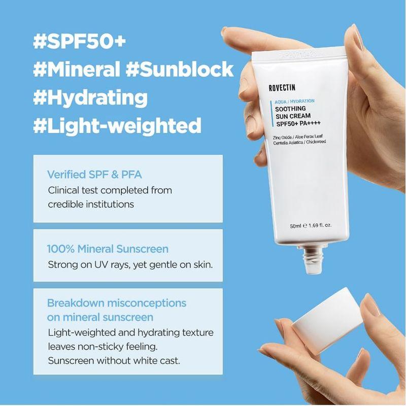 ROVECTIN - Aqua Soothing Sun Cream