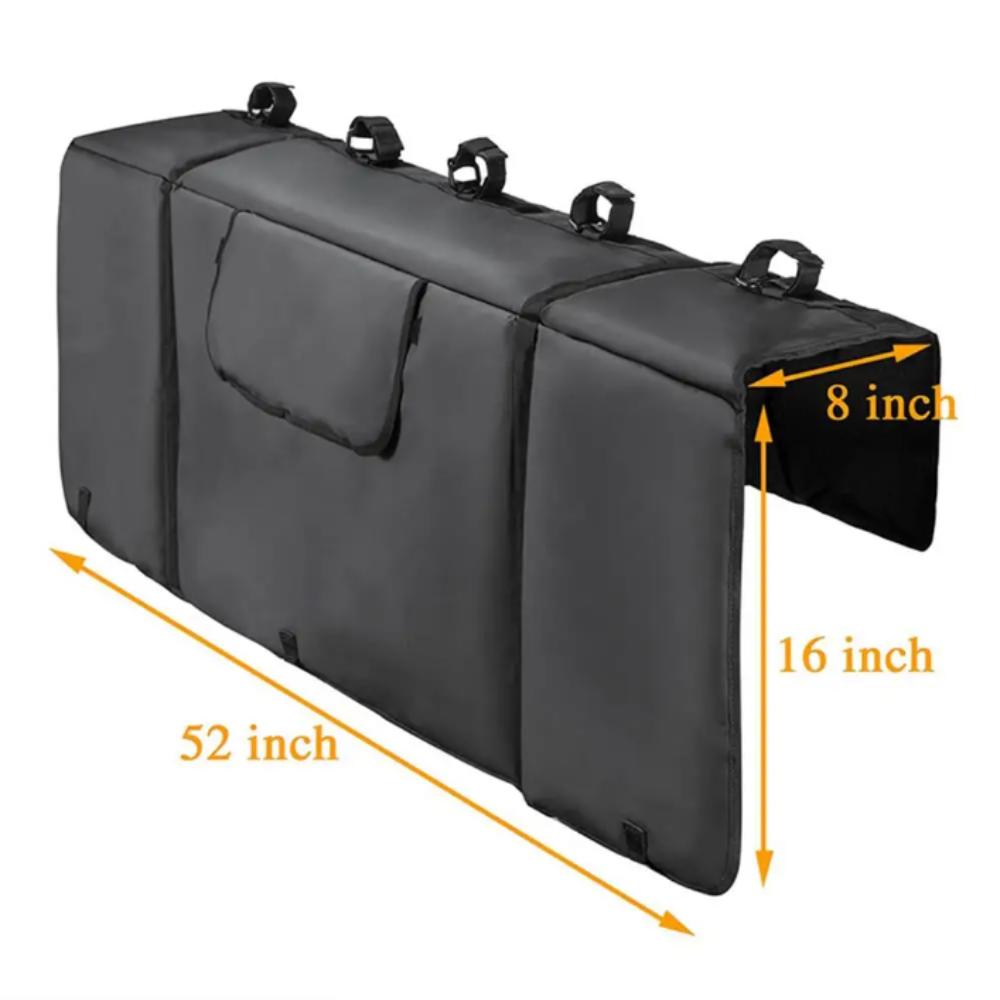 

Fixing Strap Protection Pad Holds Up To 5 Bikes Tailgate Bicycle Transport Pad Tailgate Protection чорний